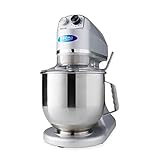 Planetenmixer 7 L bis zu 2 kg Teig Silber –...