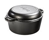 LODGE INLODGE.L8DD3, Inoxidable, schwarz, 5 Quart