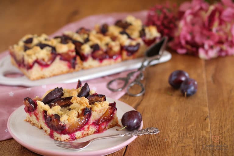 Zwetschgenkuchen mit Streuseln