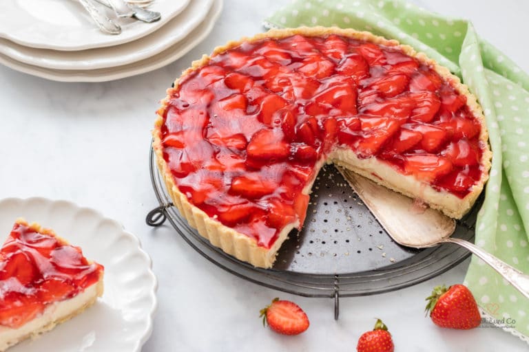 Erdbeer-Vanille-Tarte