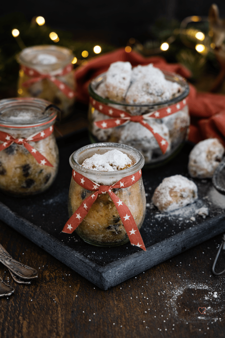 Quarkstolle / Stollenkonfekt ohne Hefe