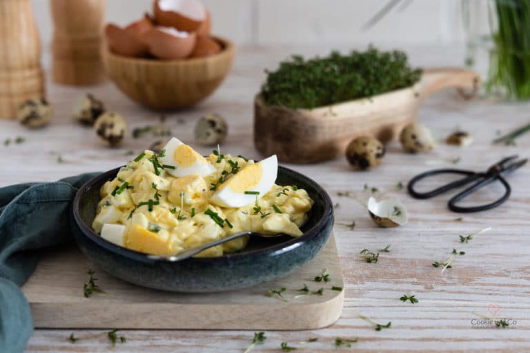 schneller Eiersalat mit Schnittlauch