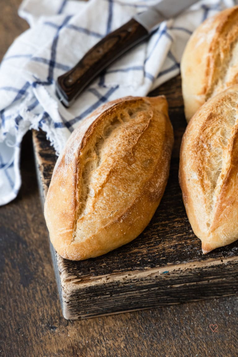 Dinkelbrötchen über Nacht