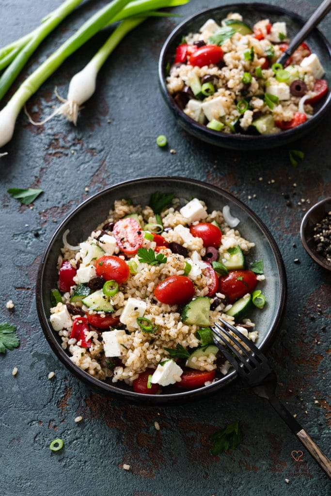 Griechischer Reissalat