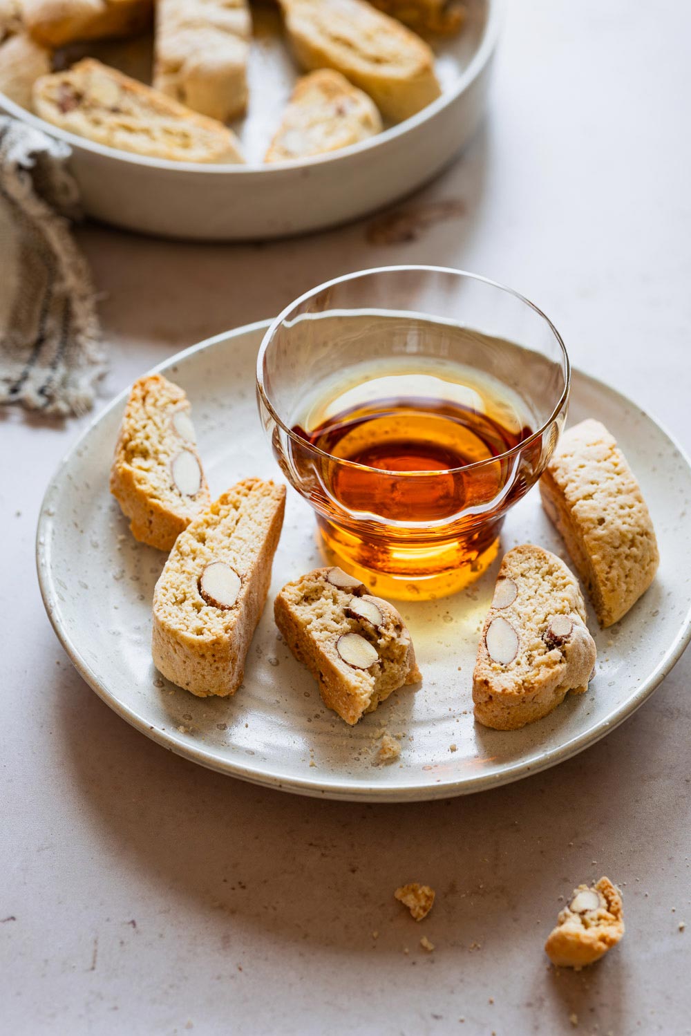 Italienische Cantuccini mit Amaretto.